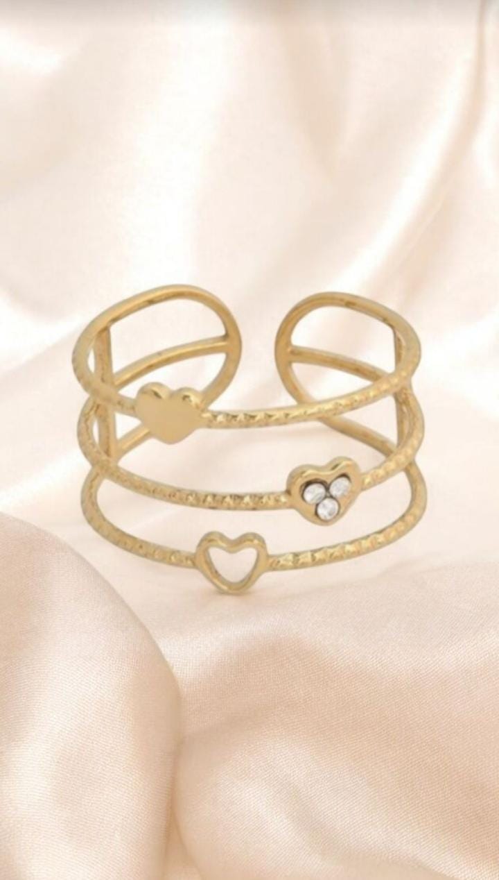 Anel Ajustável Aço Inoxidável - 2 Cores Disponíveis