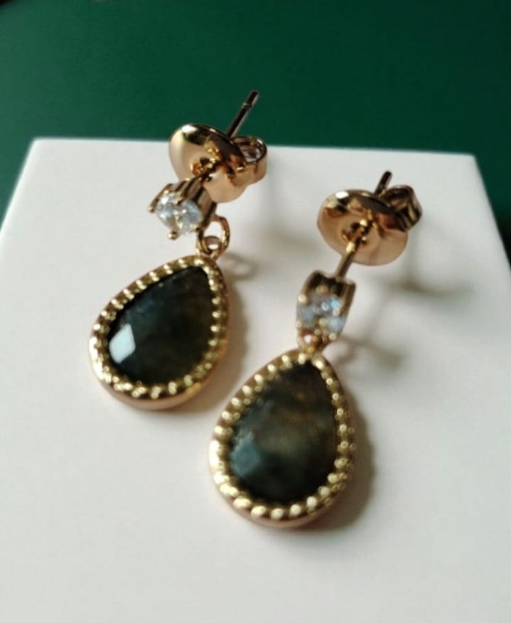 Conjunto em Gota Pedra Natural