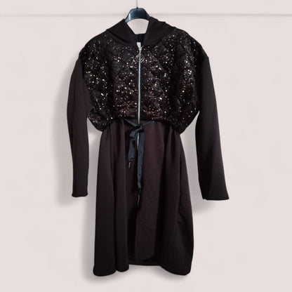 Conjunto 3 Peças: Casaco Comprido + Calça + Blusa