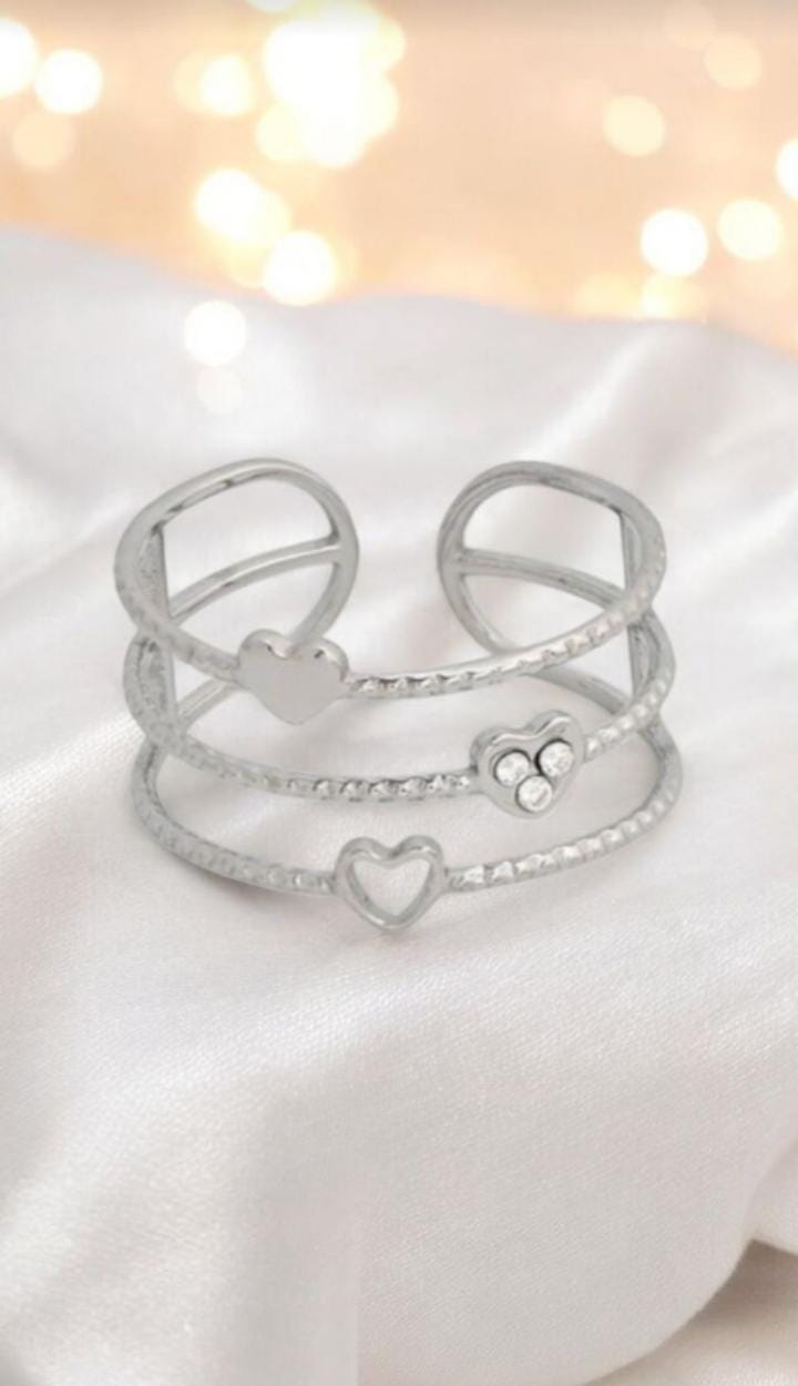 Anel Ajustável Aço Inoxidável - 2 Cores Disponíveis