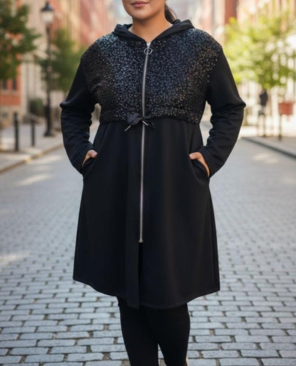 Conjunto 3 Peças: Casaco Comprido + Calça + Blusa