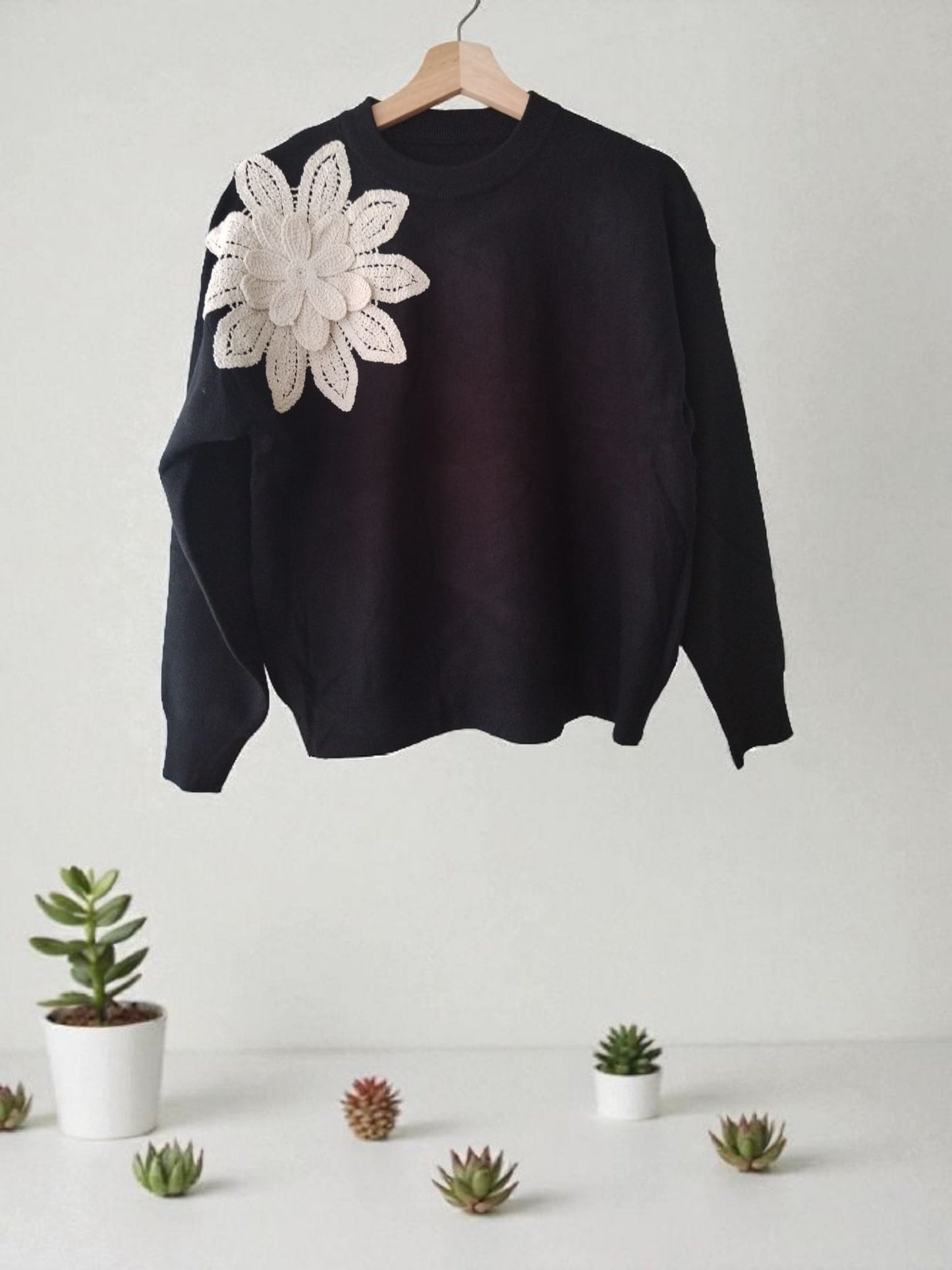 Camisola de Malha Densa e Macia - 3 Cores Disponíveis