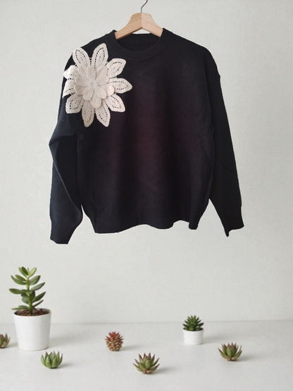 Camisola de Malha Densa e Macia - 3 Cores Disponíveis