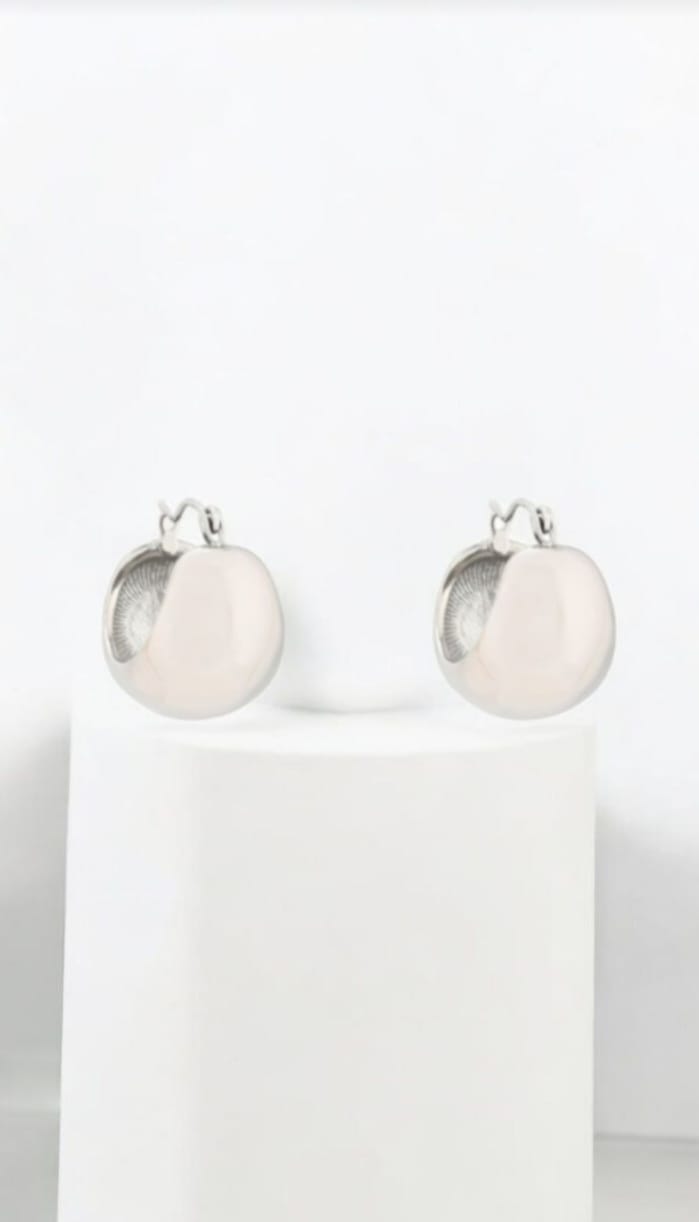 Argolas Redondas Largas - 2 Cores Disponíveis