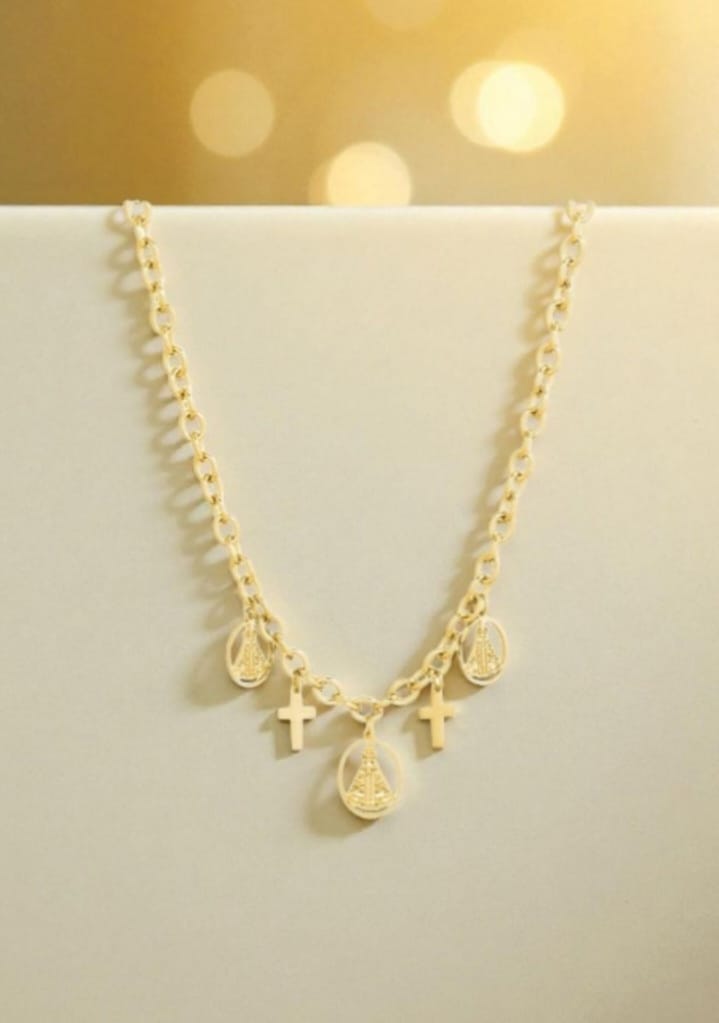 Conjunto Nossa Senhora de Fátima - 2 Cores Disponíveis