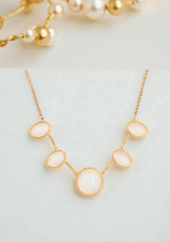 Conjunto de Pedras Luxury Banhado a Ouro