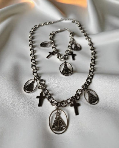 Conjunto Nossa Senhora de Fátima - 2 Cores Disponíveis