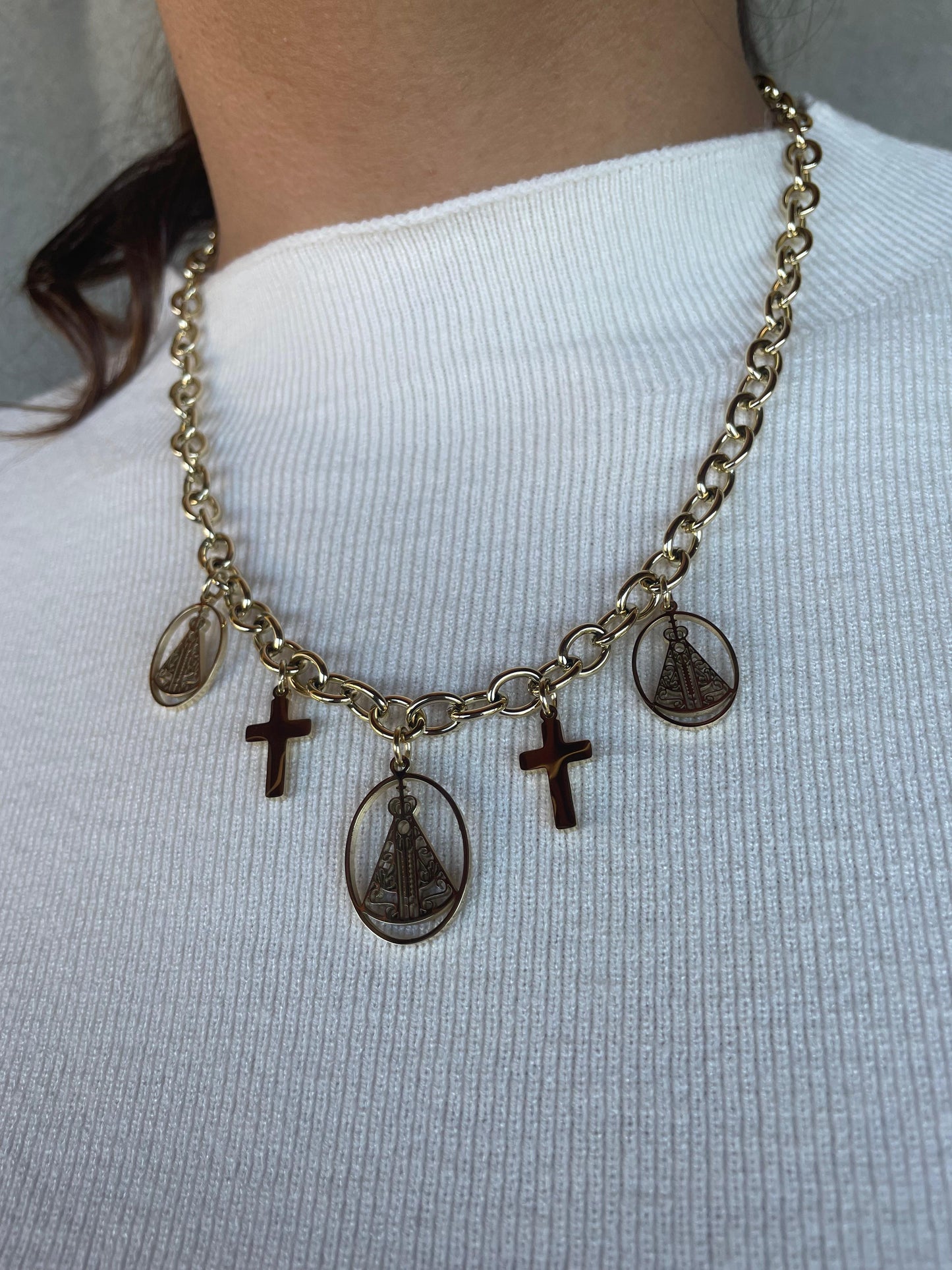 Conjunto Nossa Senhora de Fátima - 2 Cores Disponíveis