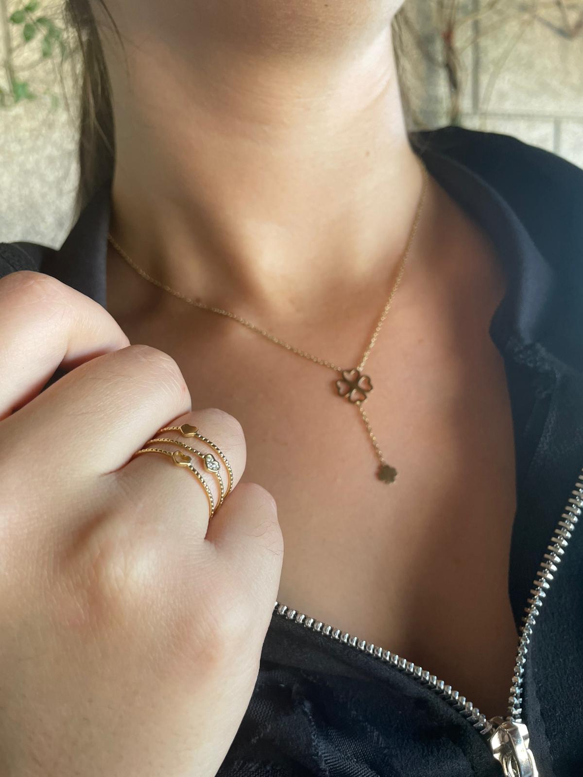 Conjunto em Aço - Duplo Trevo