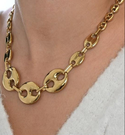 Colar Glamour Dourado