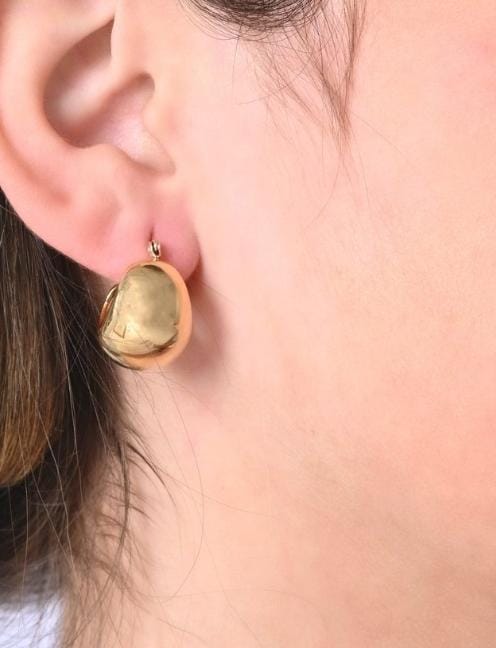 Argolas Redondas Largas - 2 Cores Disponíveis